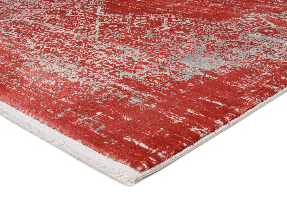 Webteppich Isfahan Rot 140 x 200 cm