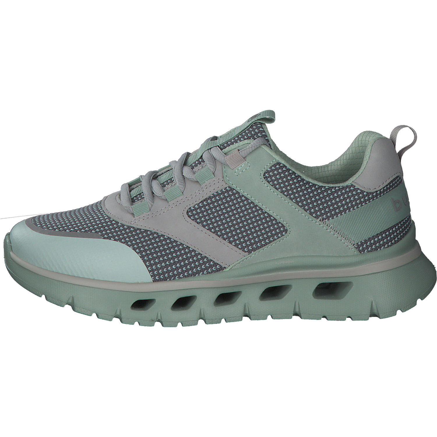 Bugatti Nesaja A9A03, Sneakers Low, Damen, Grau / Grün