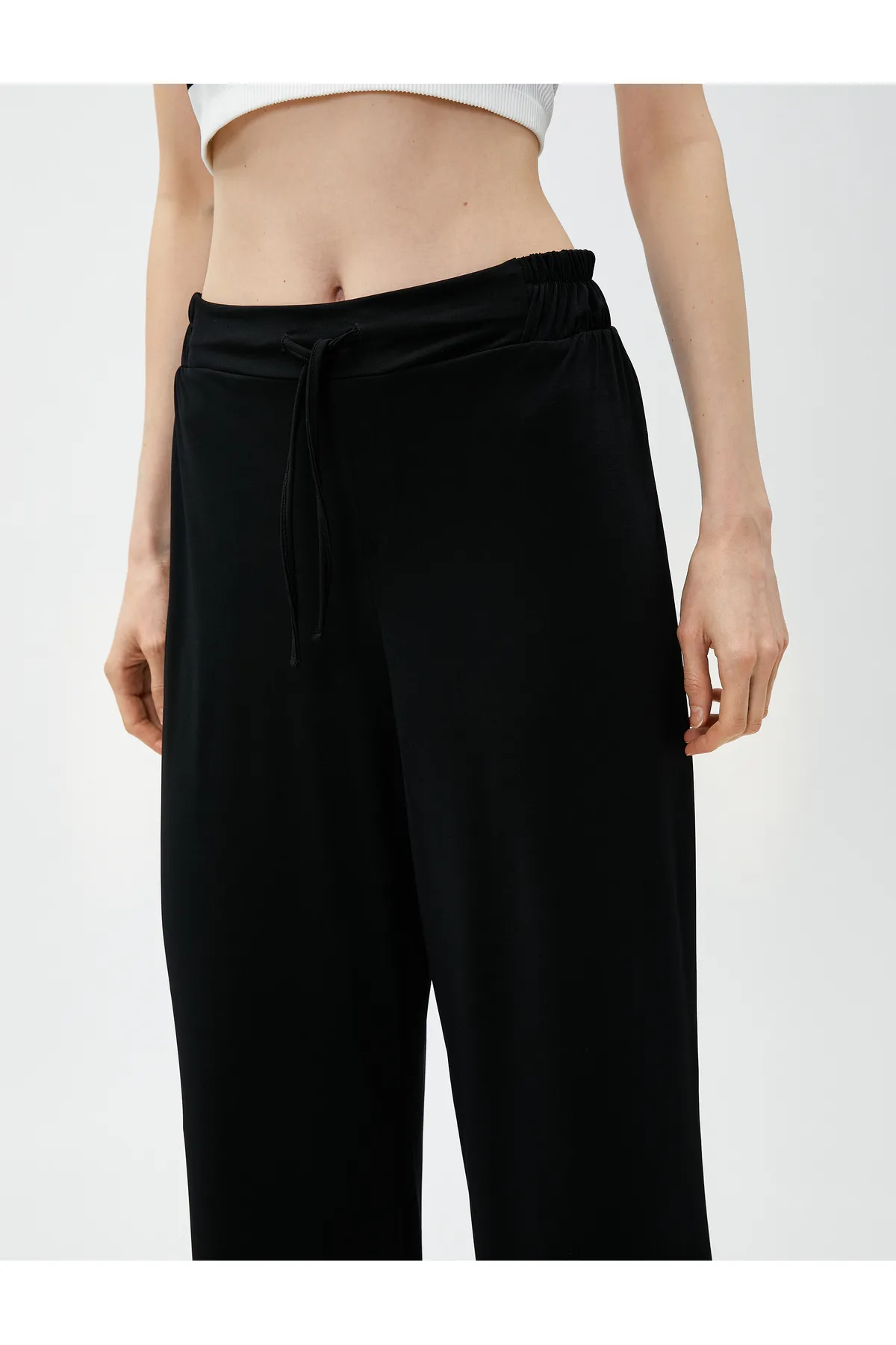 Koton  Hose mit weitem Bein und Bindebund