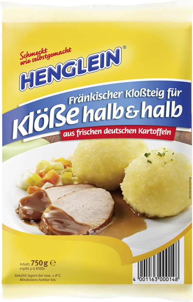 Henglein Kloßteig halb & halb Fränkischer Art