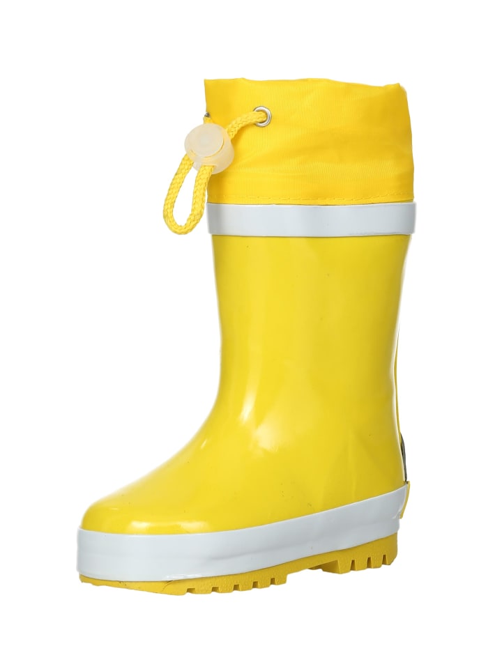 Playshoes Gummistiefel Basic gefüttert in Gelb günstig kaufen