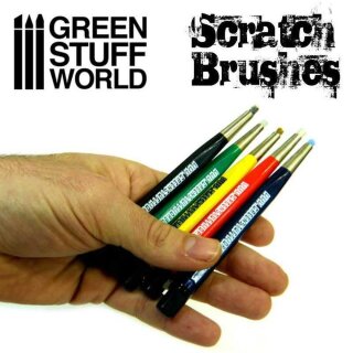 Scratching-Pinsel Set