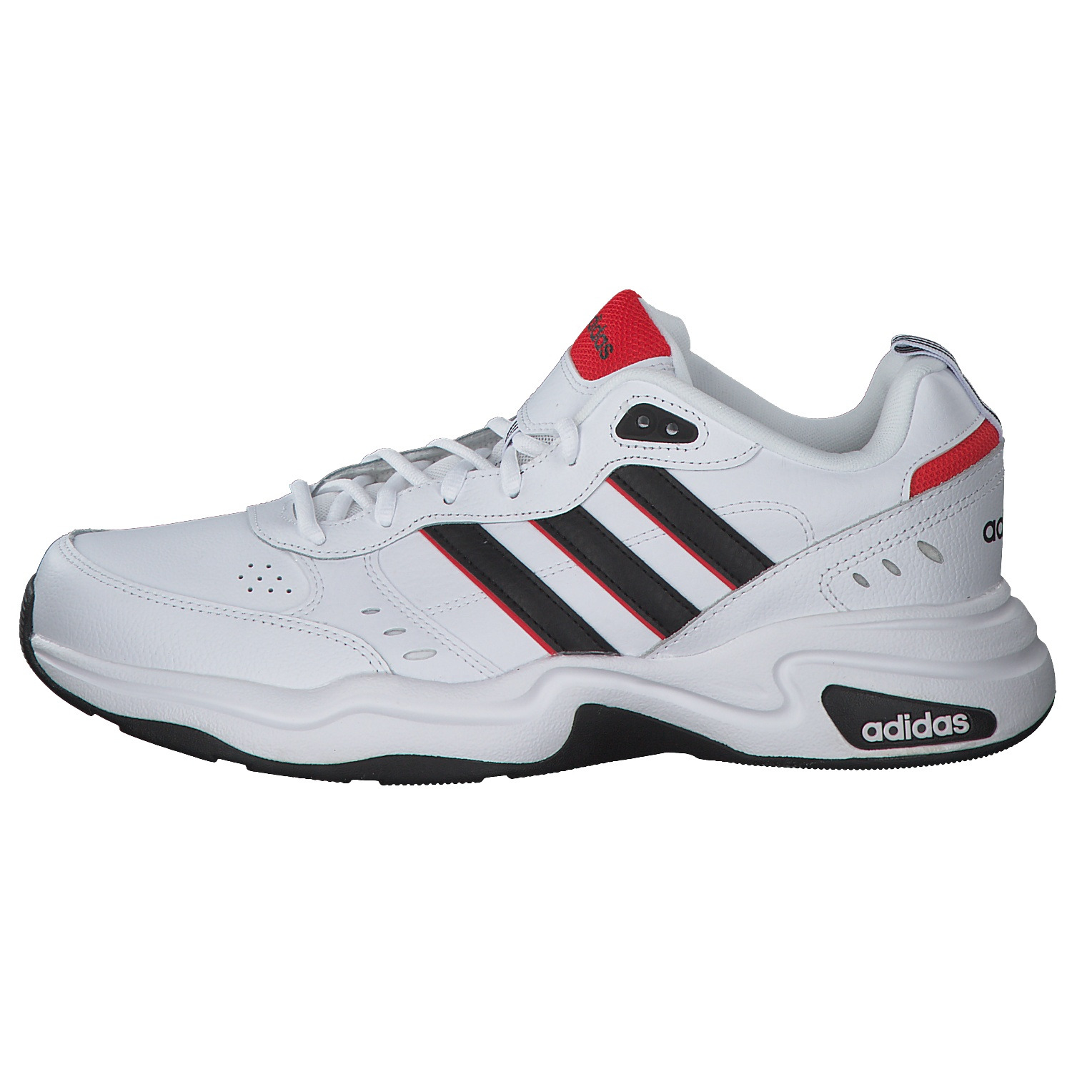 Adidas Core Strutter M, Sneakers Low, Herren, Weiß/Blau/Rot