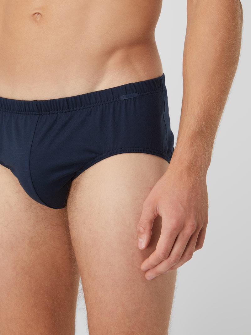 Slip aus Single Jersey im 2er-Pack in dunkelblau
