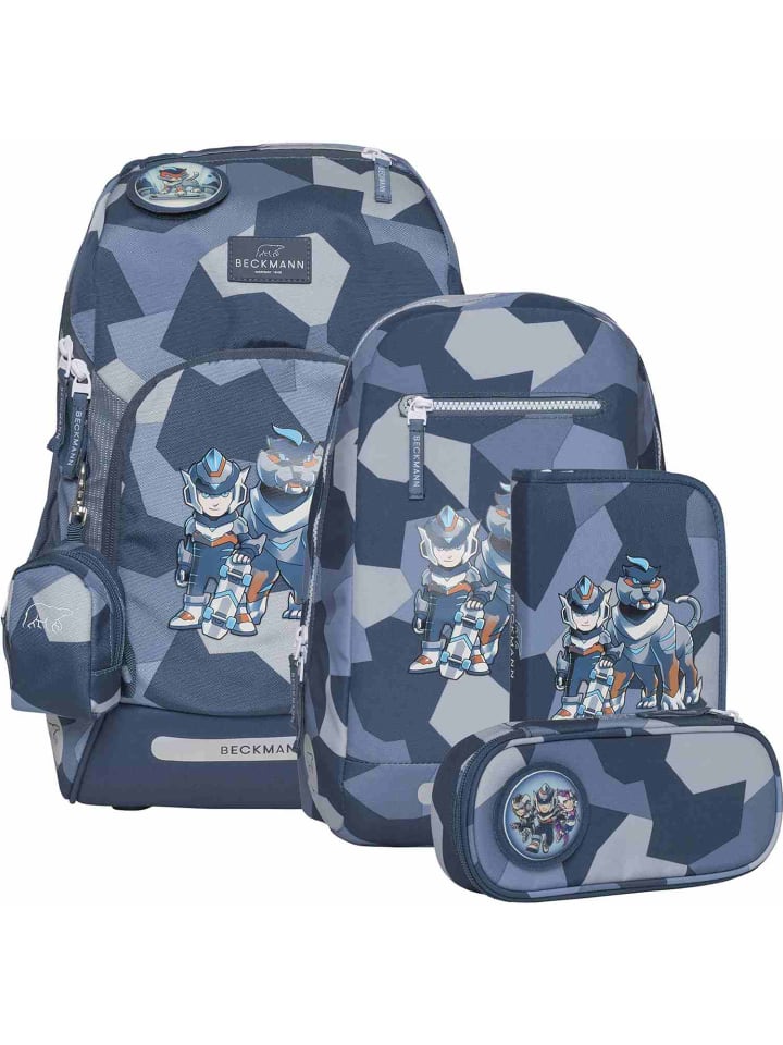 BECKMANN Beckmann Schulranzenset Active Air FLX - 6-Tlg. Set Tiger Race günstig kaufen onesize