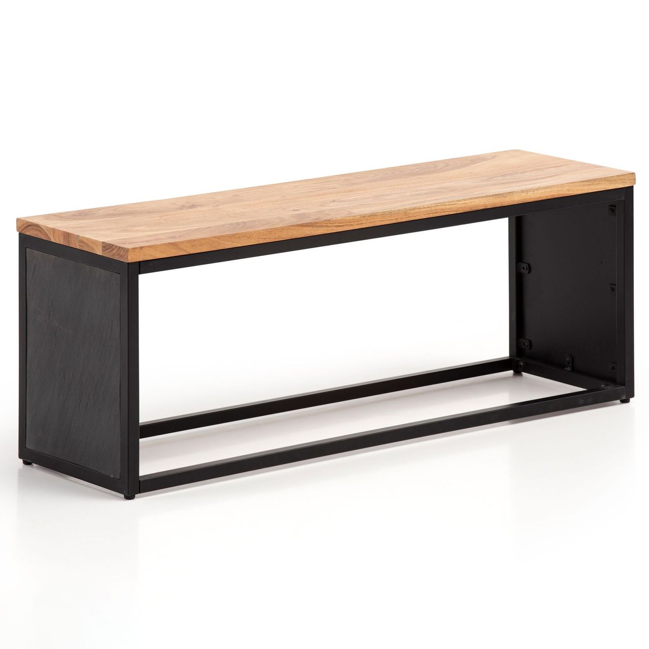 Wohnling Sitzbank Holz Steinoptik 120 cm Bettbank Schlafzimmer Flurbank Modern