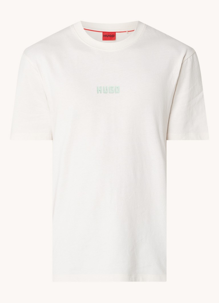 Koszulka HUGO BOSS Diqitee z logo i nadrukiem na plecach.