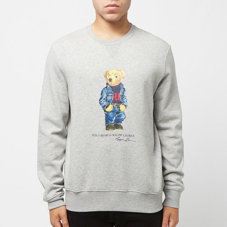 Polo Ralph Lauren Polo Bear Long Sleeve Sweatshirt andover heather denim bear