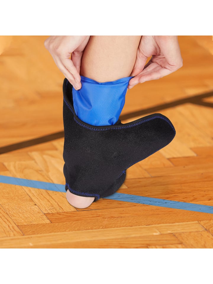 relaxdays Kühlpad Fuß in Schwarz günstig kaufen onesize