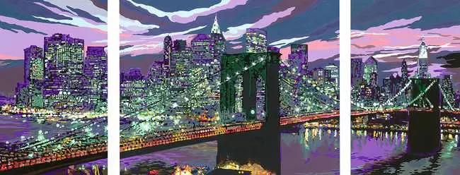 CreArt Skyline von New York - Malen nach Zahlen für Erwachsene