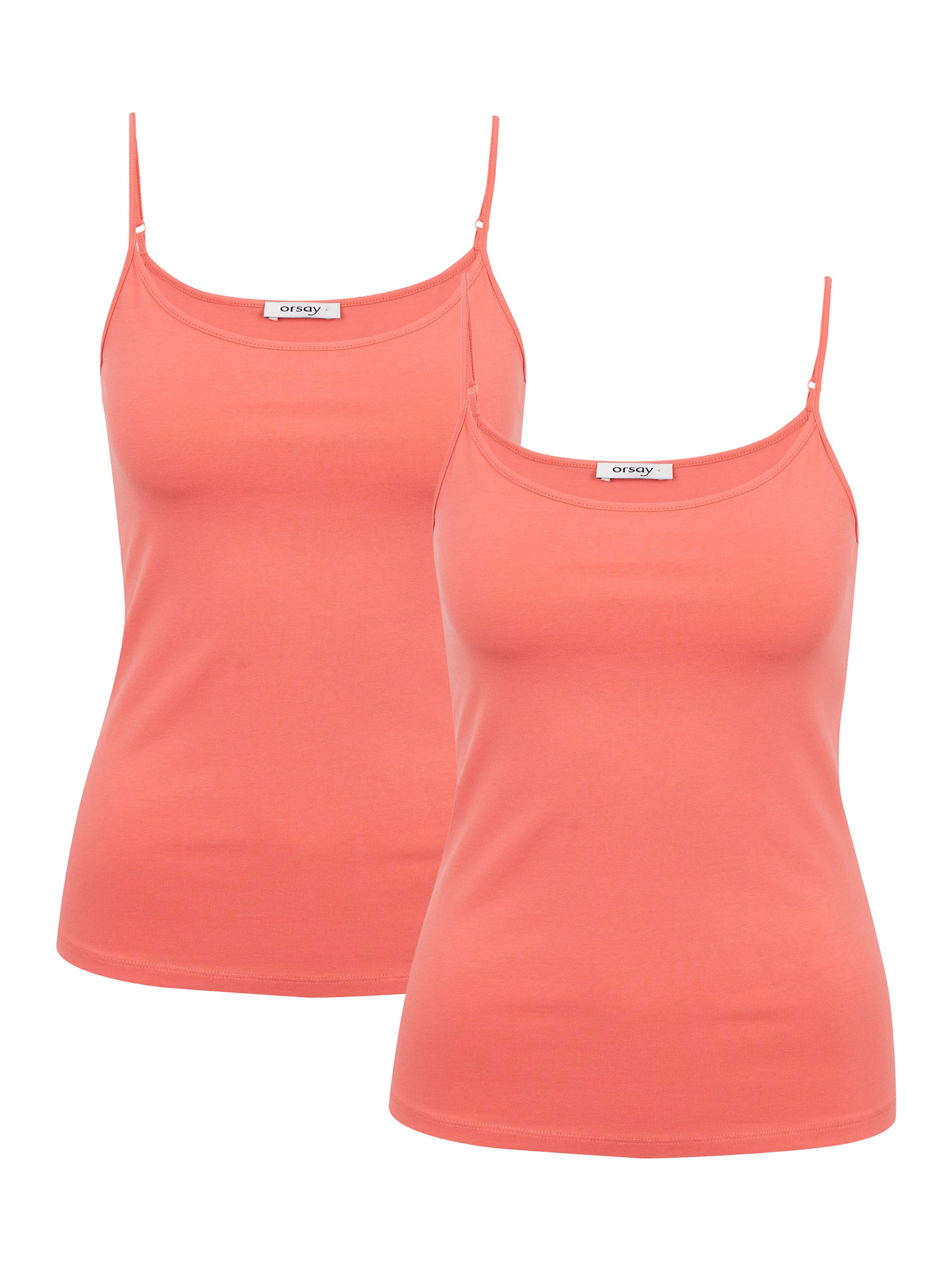 Set aus zwei Damen-Tank-Tops in rosa ORSAY