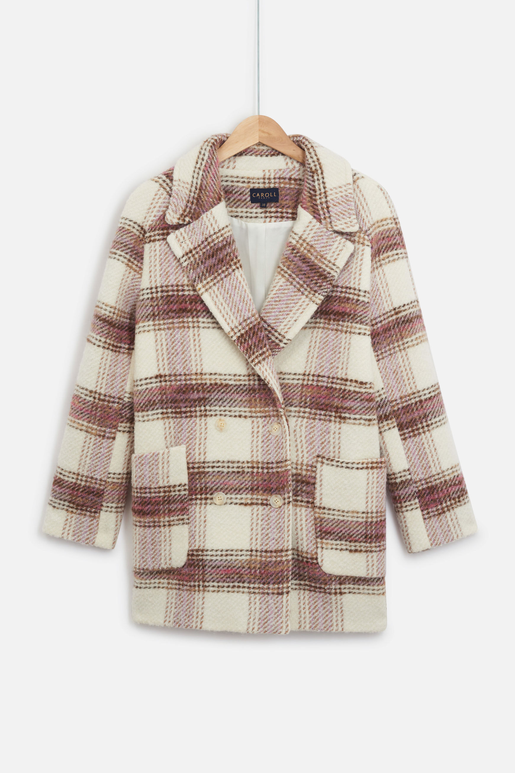 manteau benny ecru femme