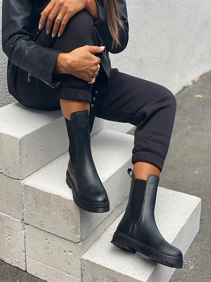 OYO FOOTWEAR Chelsea-Boots in Schwarz günstig kaufen 37