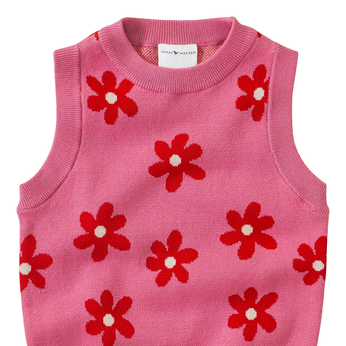 Mädchen Pullunder mit Blumen-Allover