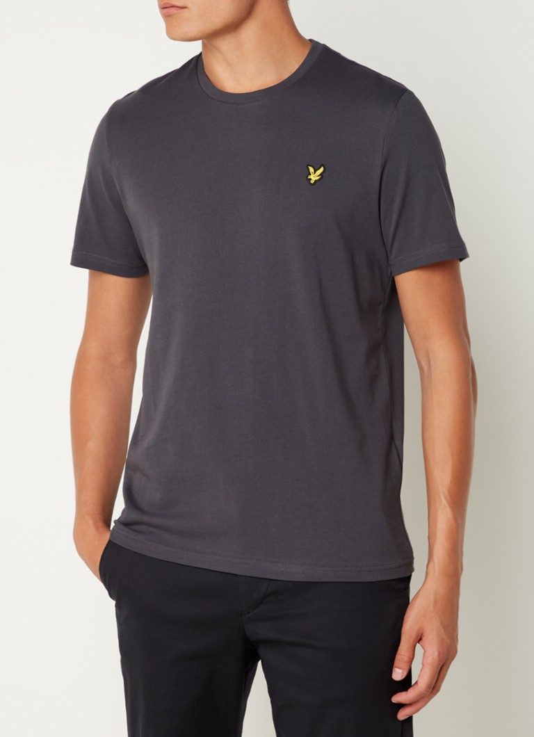 Tricou Lyle & Scott din bumbac organic cu logo.