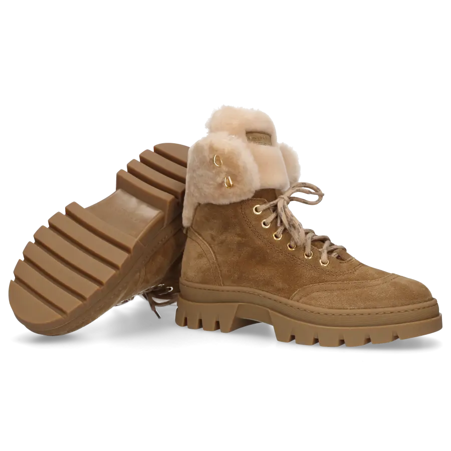 Henderson - Stiefeletten Beige ARINA Veloursleder - beige