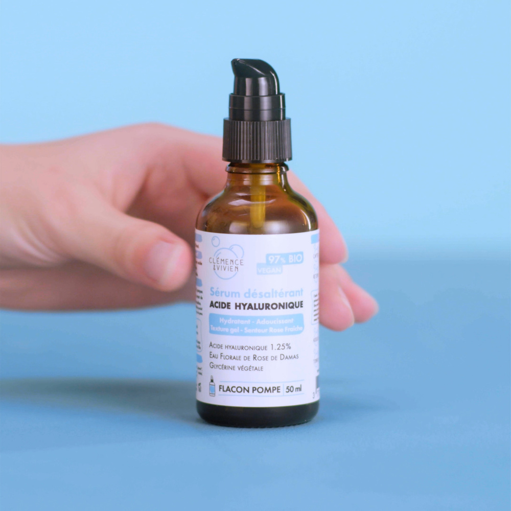 Clemence & Vivien SERUM DESALTERANT A L'ACIDE HYALURONIQUE SERUM DESALTERANT A L'ACIDE HYALURONIQUE