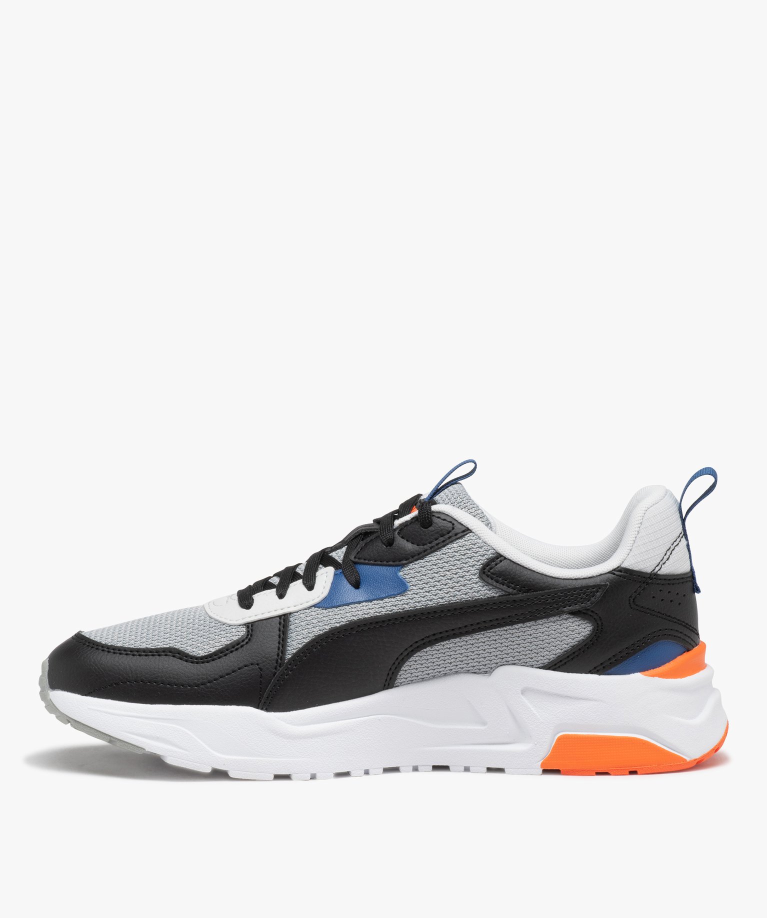 Baskets homme multicolores style running en mesh - Puma gris | GEMO
