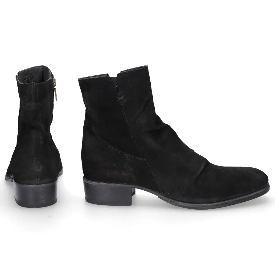 Fiorentini + Baker - Stiefeletten COHEN-17 Veloursleder schwarz - schwarz