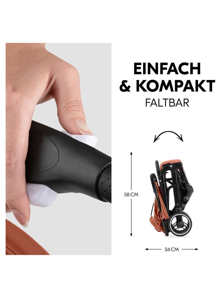 Hauck Reisebuggy & Sportwagen Travel N Care Plus in orange günstig kaufen onesize