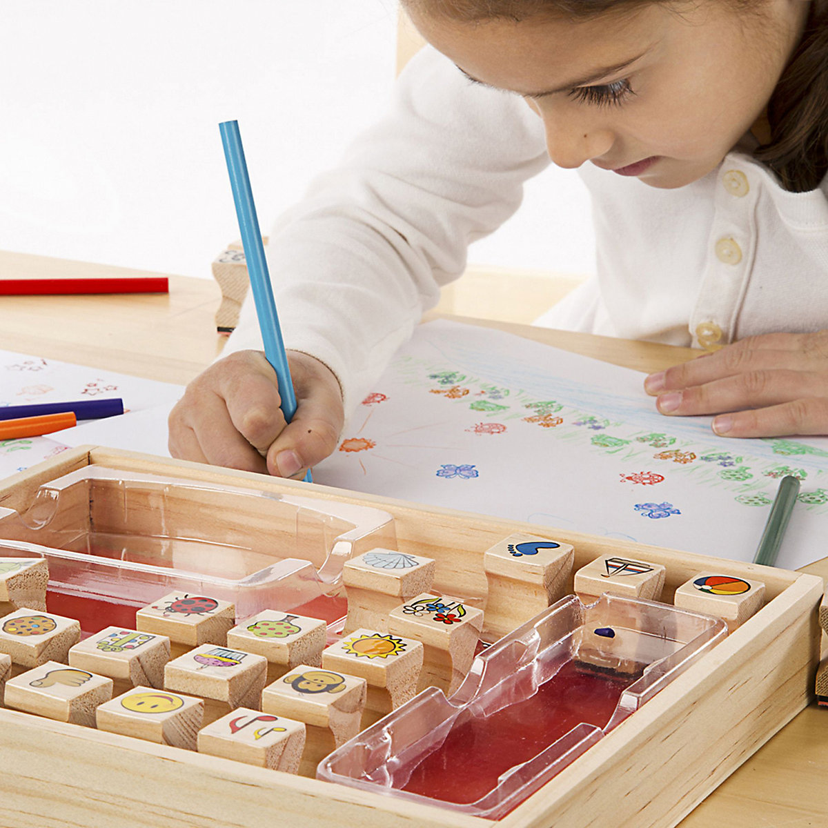 Holzstempelset Lieblingssachen