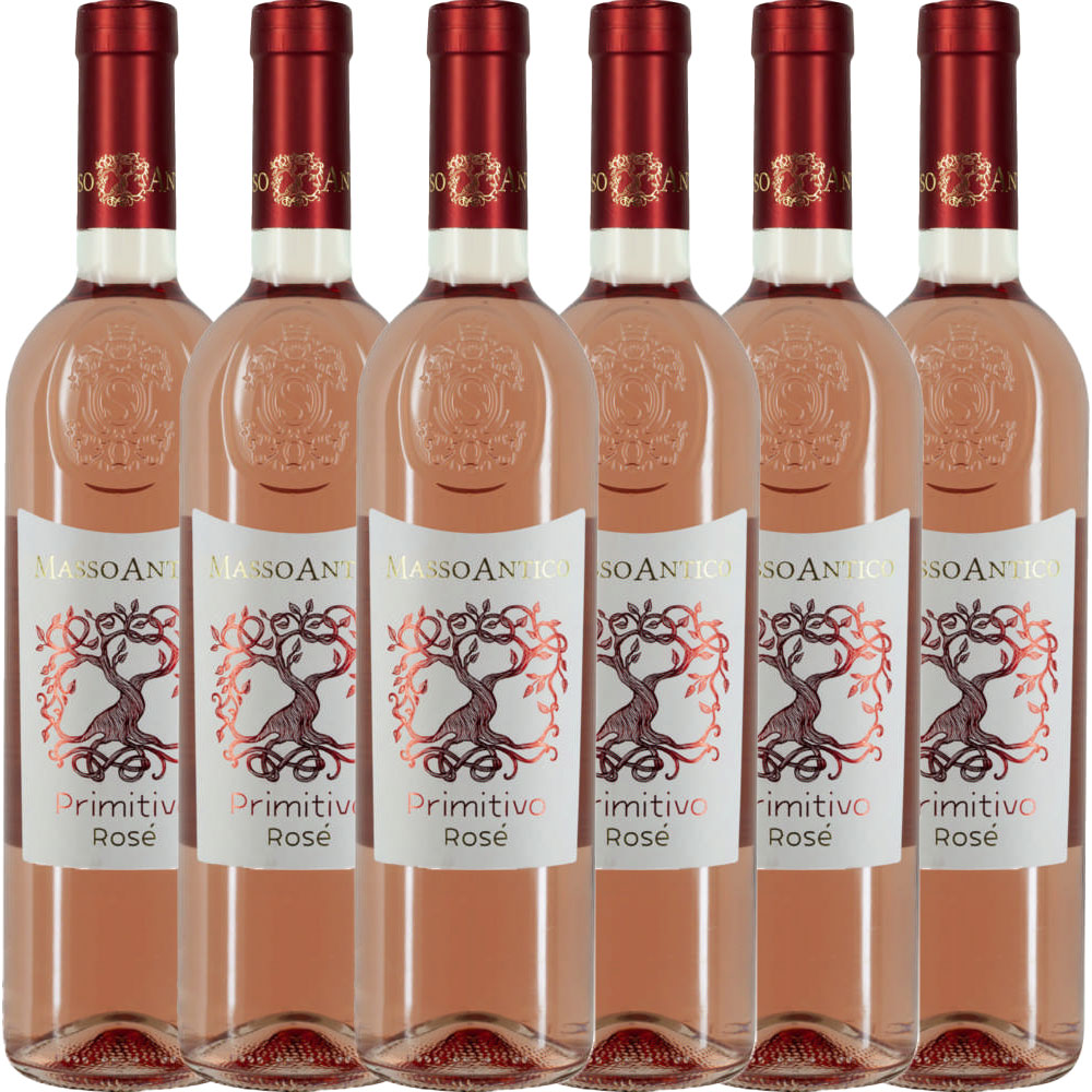 Masso Antico Primitivo Rosé IGT Salento, trocken - 6er Karton