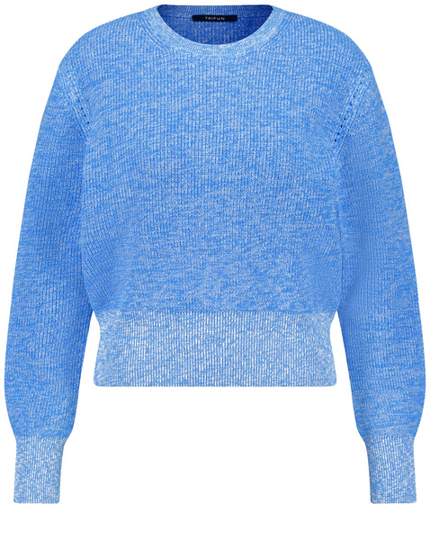 Pullover aus Baumwoll-Rippstrick