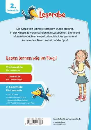 Leserabe - 2. Lesestufe: Spannende Detektivgeschichten zum Mitraten