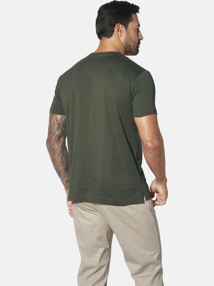 Jan Vanderstorm T-Shirt TANDRUP in oliv günstig kaufen