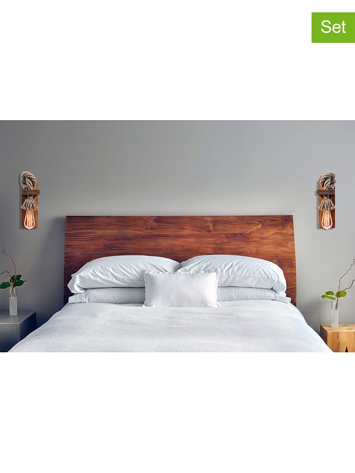 Evila 2er-Set: LED-Wandleuchten - EEK A  (A   bis A) - (B)10 x (H)30 cm günstig kaufen onesize
