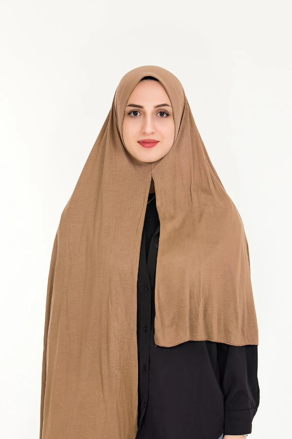 Sensu  Praktischer, aufsteckbarer Hijab-Schal aus gekämmter Baumwolle