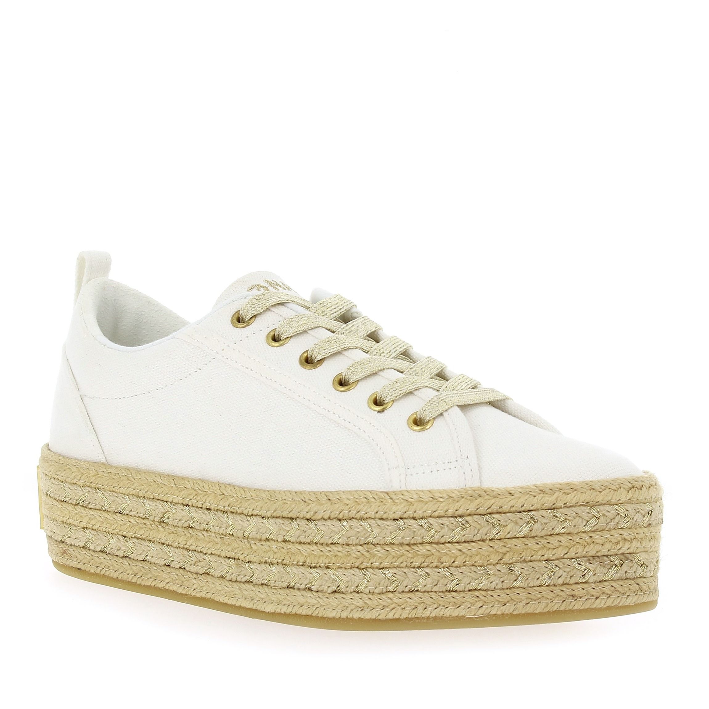 No Name  SORA SNEAKER W - Blanc Beige