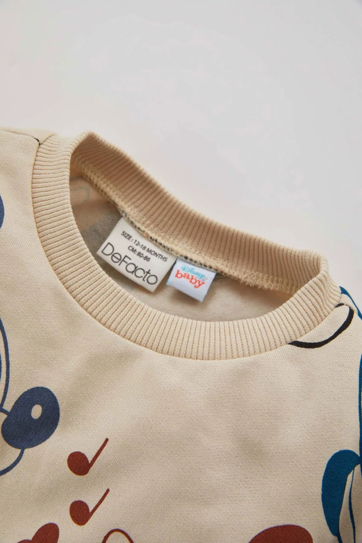 DeFacto  Zweiteiliges Set mit Sweatshirt und Jogginghose für Babys von Disney Mickey & Minnie