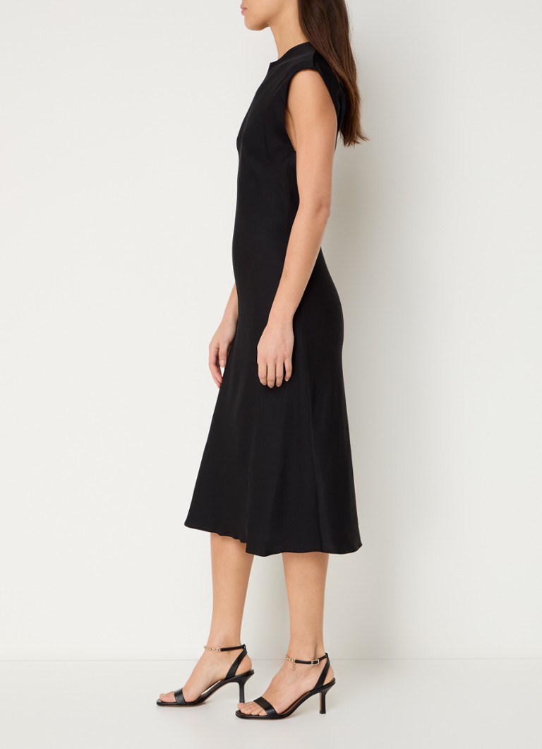 Rochie midi din satin Calvin Klein