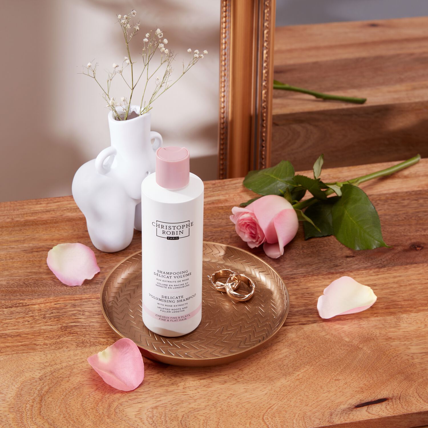 Christophe Robin Shampooing Volume Aux Extraits de Rose