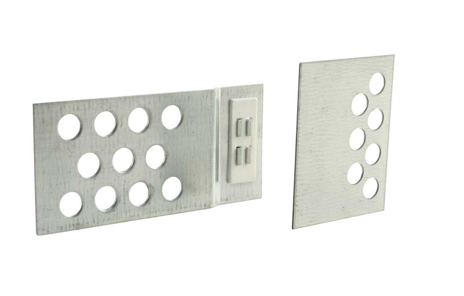 Marley Deutschland GmbH Metall Wandfliese Marley Fliesenmagnete Satz á 4 Stück Magnetverschluß Revisionstür Fliesenklappe, 0x0, silber, zum unsichtbaren Verschließen von Kontrollöffnungen
