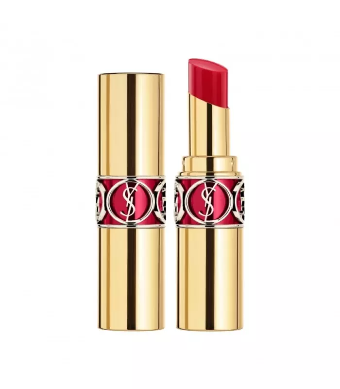 ROUGE VOLUPTÉ SHINE  Une brillance à porter. Des couleurs fraîches