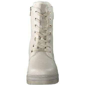 Tom Tailor Schnür Boots in beige
