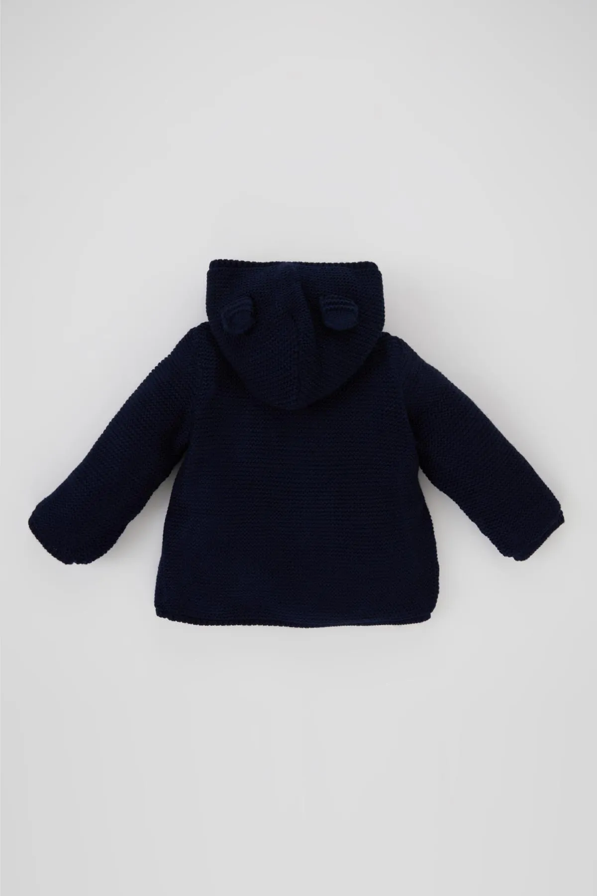 DeFacto  Baby-Strickjacke mit Kapuze und Plüschfutter für Jungen