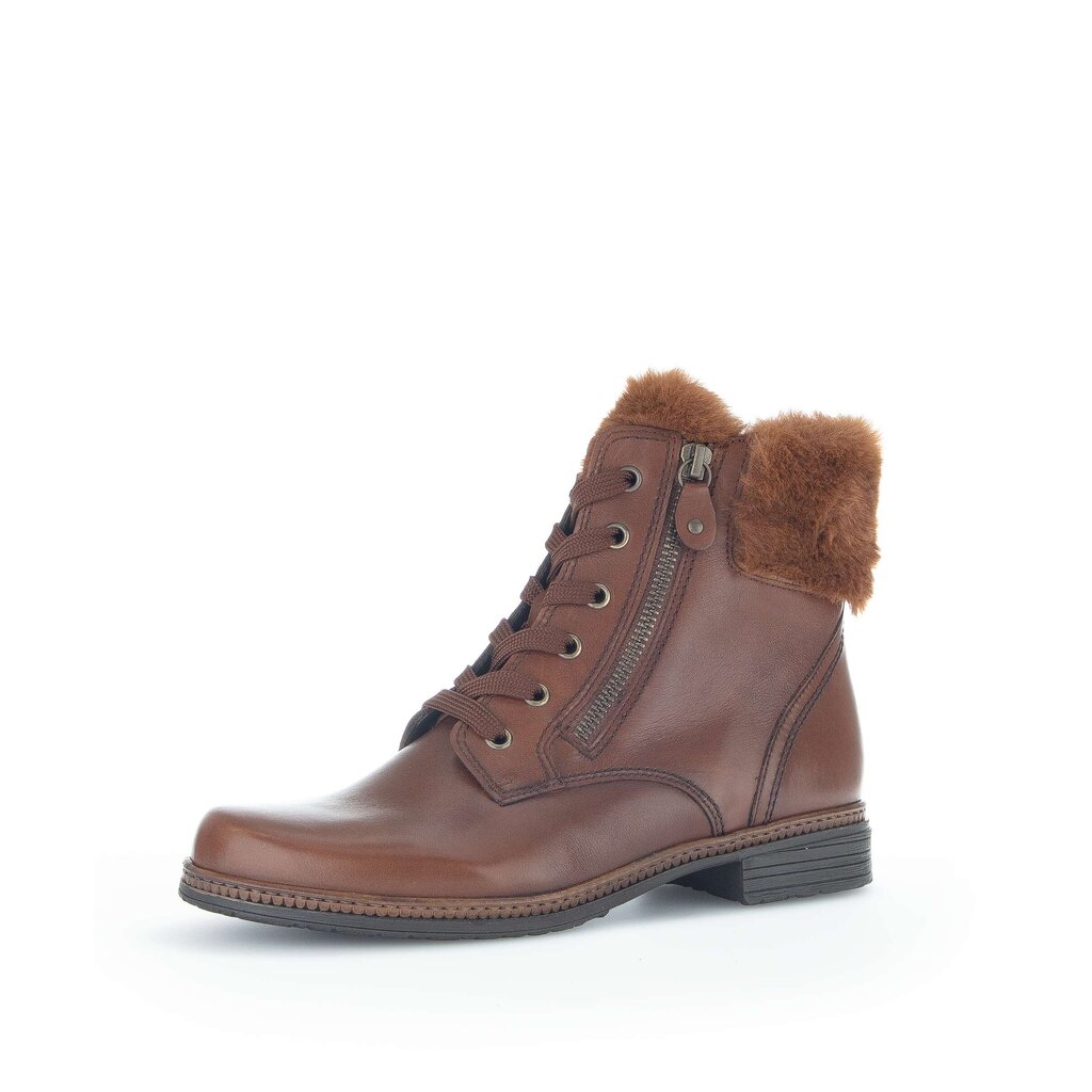 Gabor fashion Schnürstiefelette braun