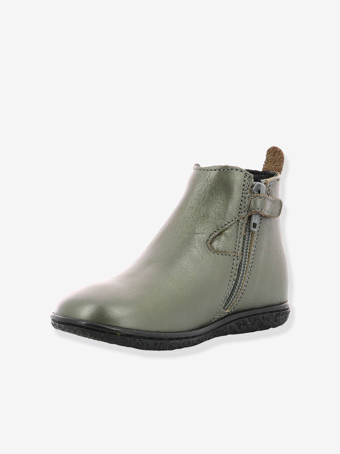 Boots fille Vermillon KICKERS® noir vernis