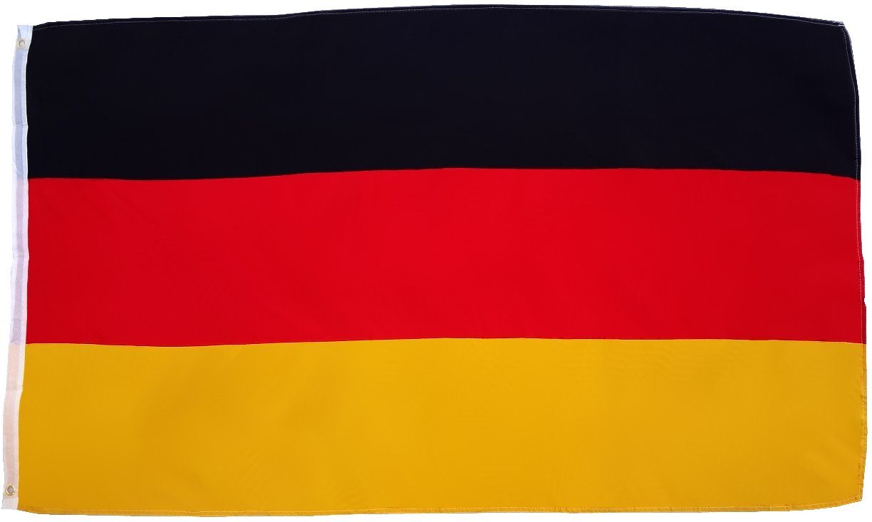 trends4cents Flagge XXL Flagge Fahne mit 3 Messingösen in 250 x 150 cm (Deutschland), für Fahnenmaste