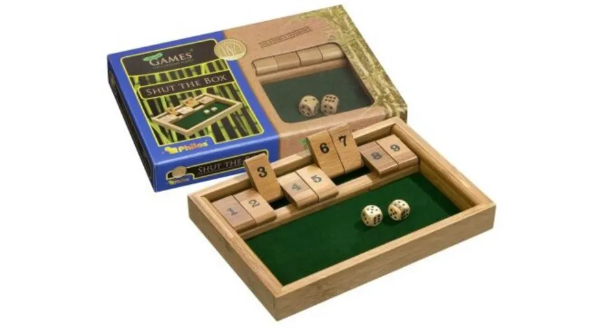 Philos - Shut The Box 9er, Bambus