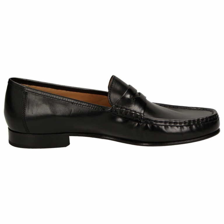 SIOUX Komfort Slipper schwarz