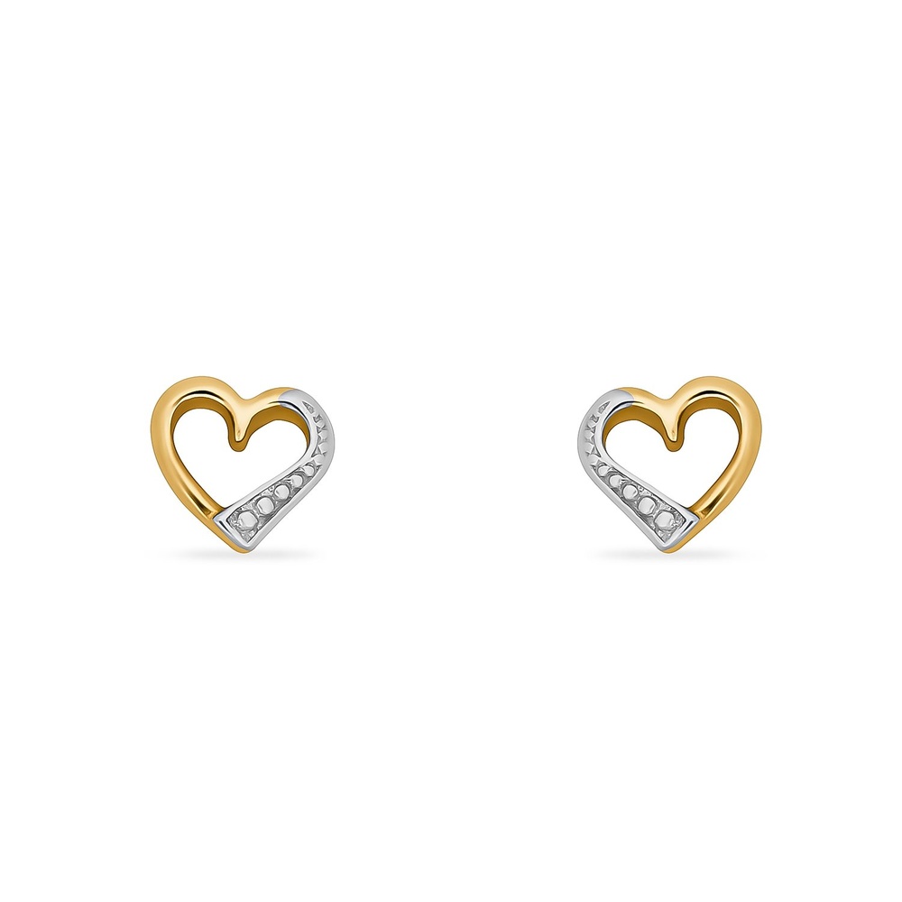 FAVS Boucles d'oreilles à fermoir à poussette 375 Or jaune Boucles d'oreilles