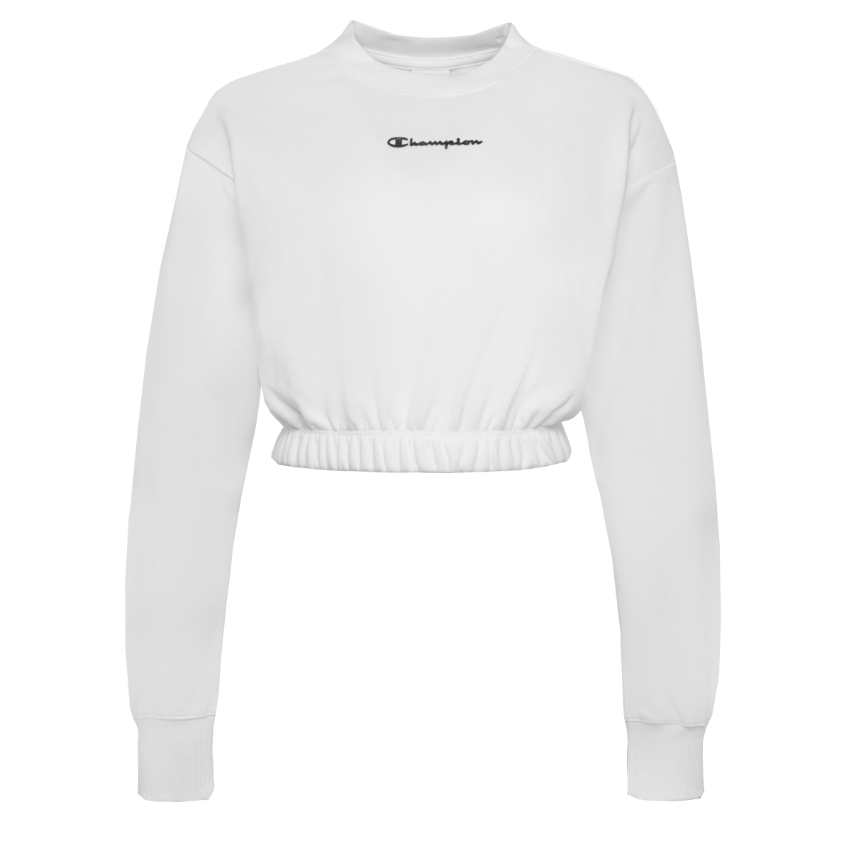 Champion Crewneck Croptop Pullover weiss