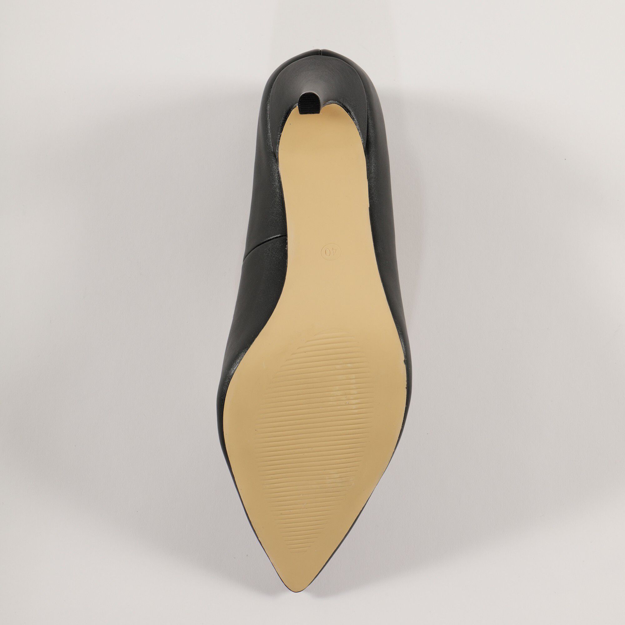 Escarpins noir première cuir