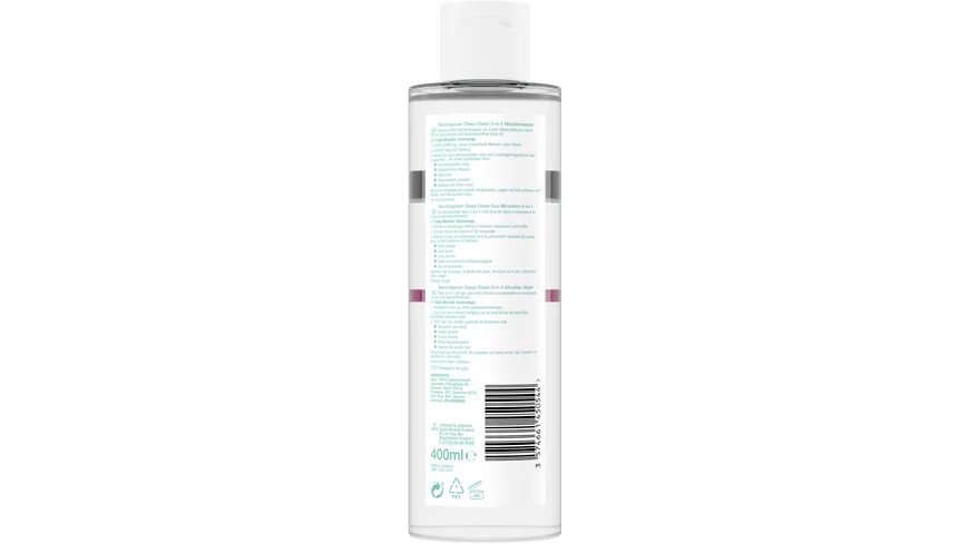 Neutrogena Deep Clean 3in1 Mizellenwasser 400 ml