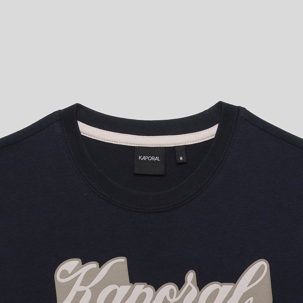 OVEN   T-shirt bleu Garçon 100% coton bio