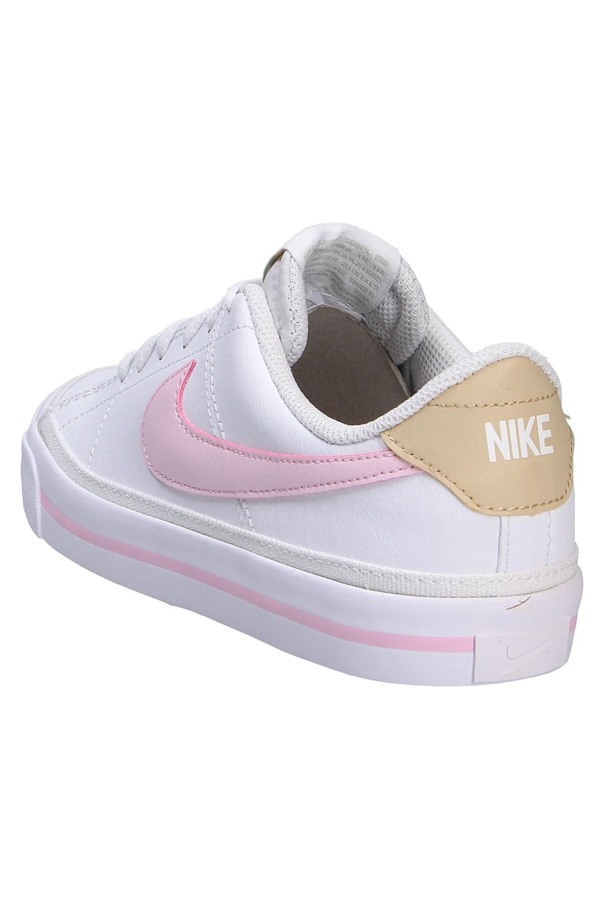 Nike  Schnürschuh - Weiß - Flacher Absatz
